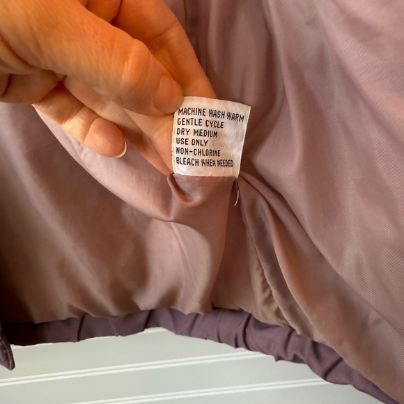 Vintage dusty purple cropped bomber style Stitch n’ Sew jacket. Size L - Picture 4 of 9